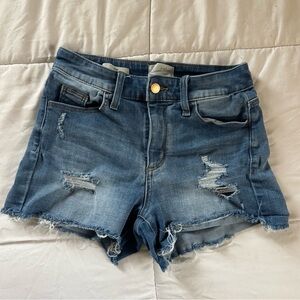 Universal Thread Blue Distressed Jean Shorts